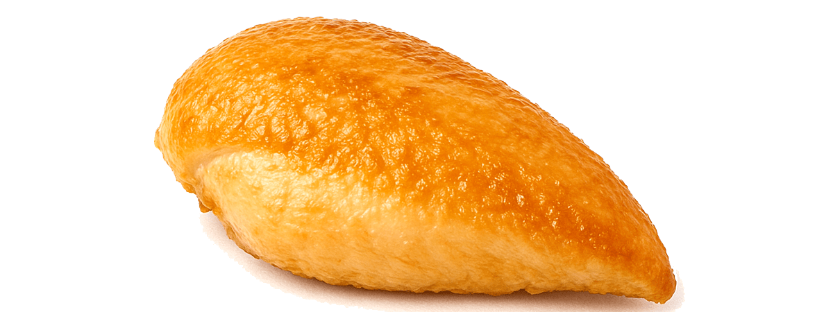 Chicken breast, baked, broiled, or roasted, skin eaten, from raw